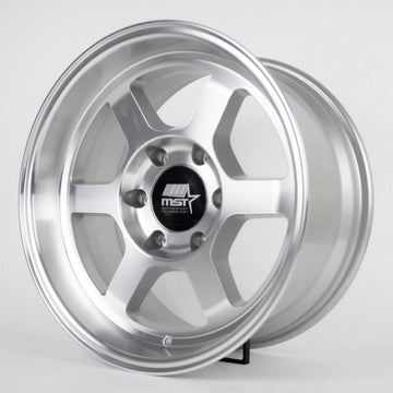 MST Wheels Time Attack Truck Silver Machined