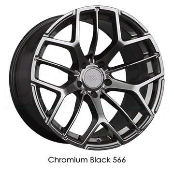 XXR Wheels 566 Chromium Black