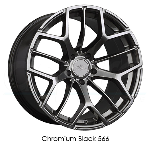 XXR Wheels 566 Chromium Black