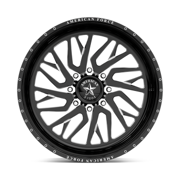 American Force Wheels Afw Nova Ss Black Milled