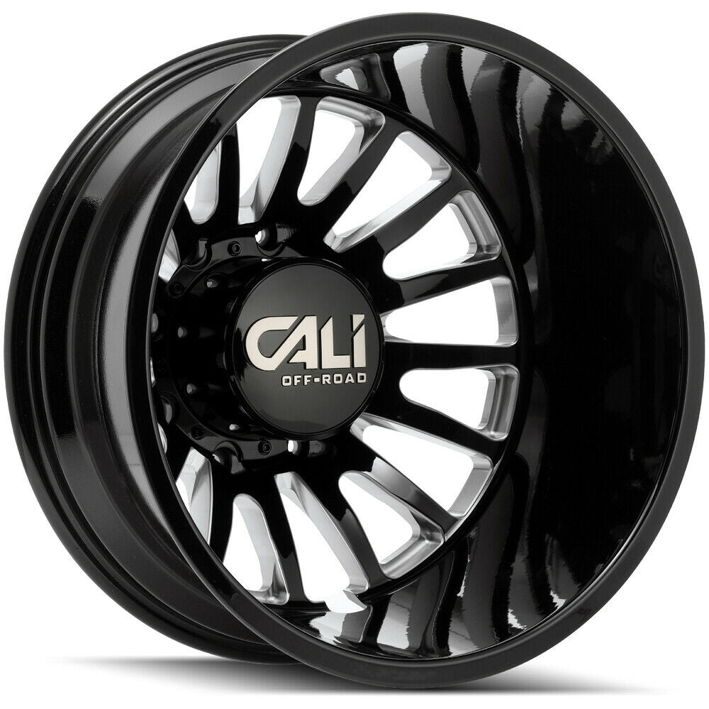 Cali Off-Road Wheels 9110D Summit Dually Black Milled