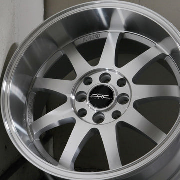 ARC Wheels AR4 Silver Machined