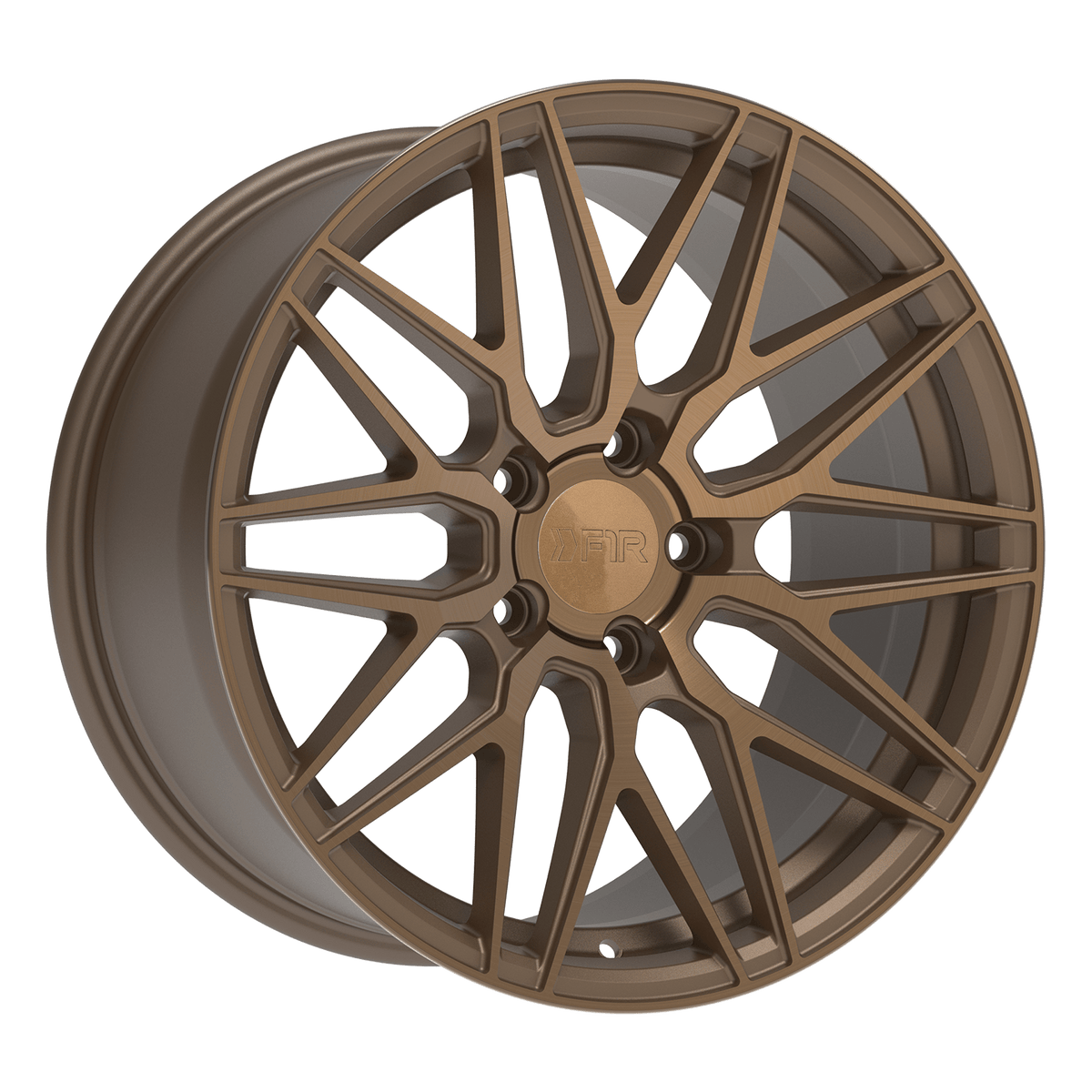 F1R Wheels F103 Brushed Bronze