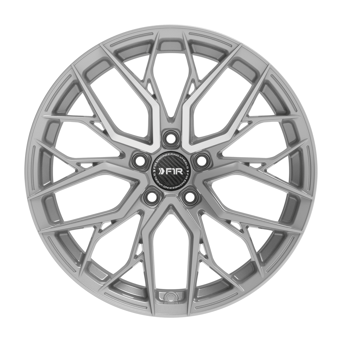 F1R Wheels FS3 Machine Silver