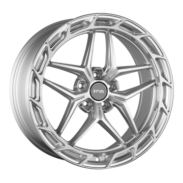 F1R Wheels FS5 Machine Silver