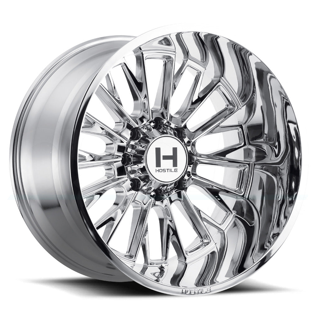 Hostile Wheels H114 Fury Chrome