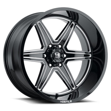 Hostile Wheels H117 Venom Black Milled