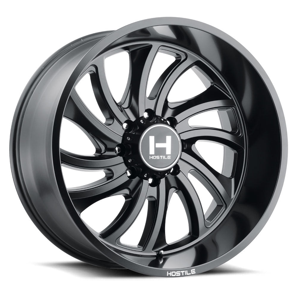 Hostile Wheels H118 Demon Full Black - Wheels Outlet