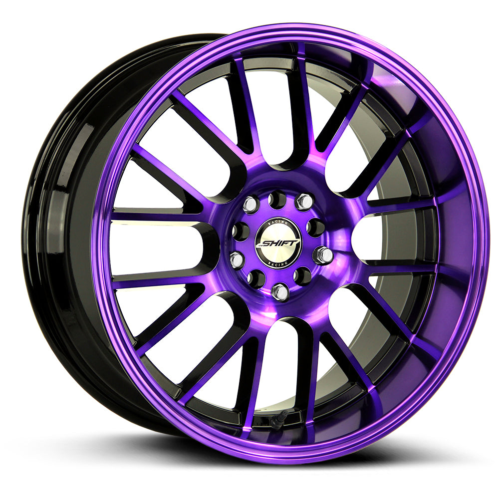 Shift Wheels H28 Crank Back Purple – aspire MOTORING