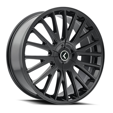 Kraze Wheels KR185 Double Down Gloss Black