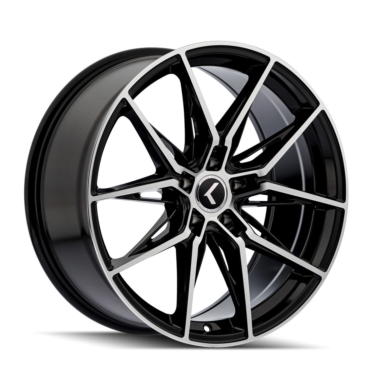Kraze Wheels KR196 Evolve Gloss Black Machined