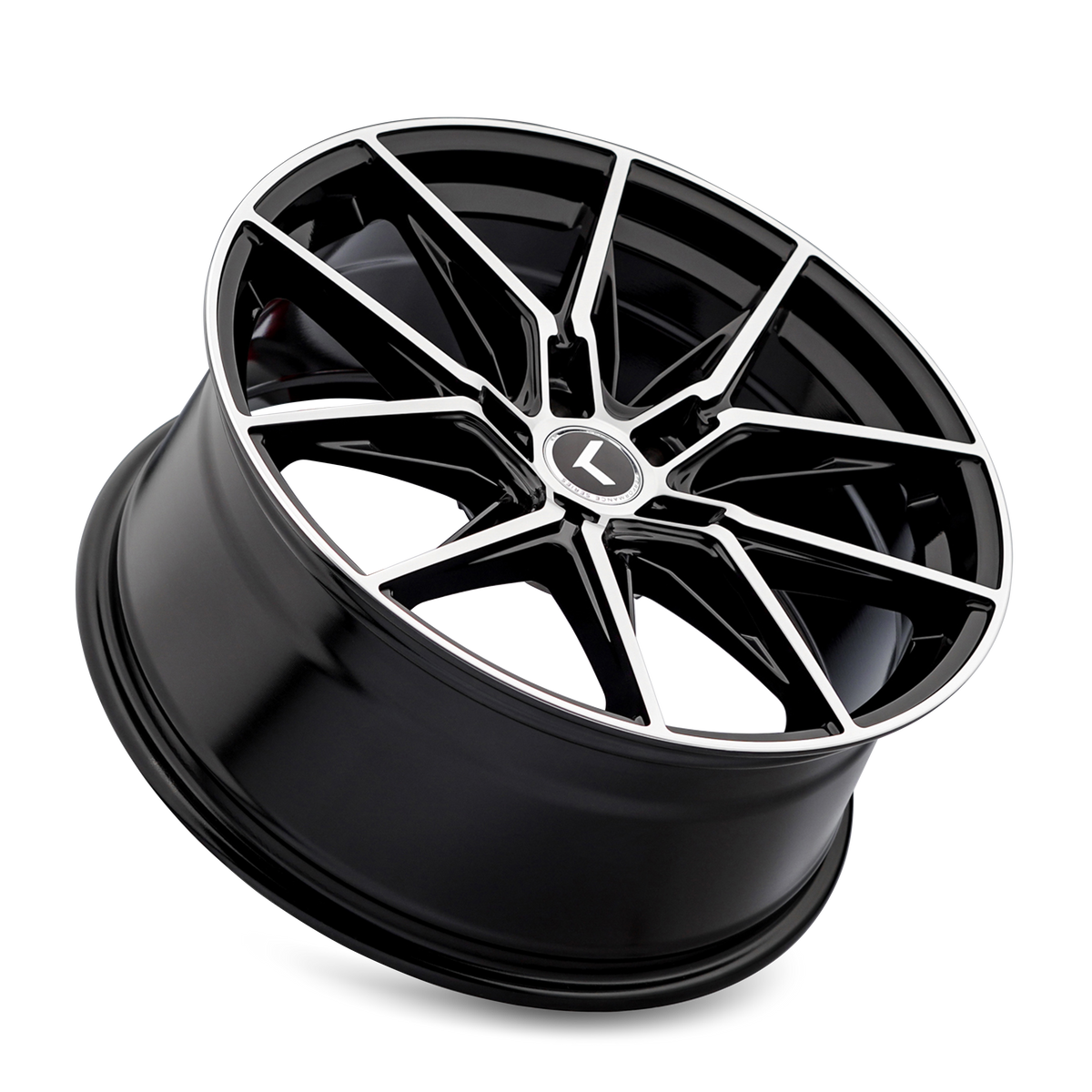 Kraze Wheels KR196 Evolve Gloss Black Machined
