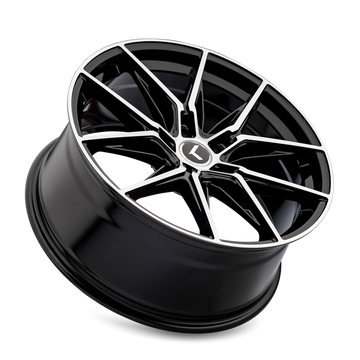 Kraze Wheels KR196 Evolve Gloss Black Machined