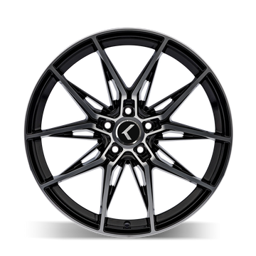 Kraze Wheels KR196 Evolve Gloss Black Machined