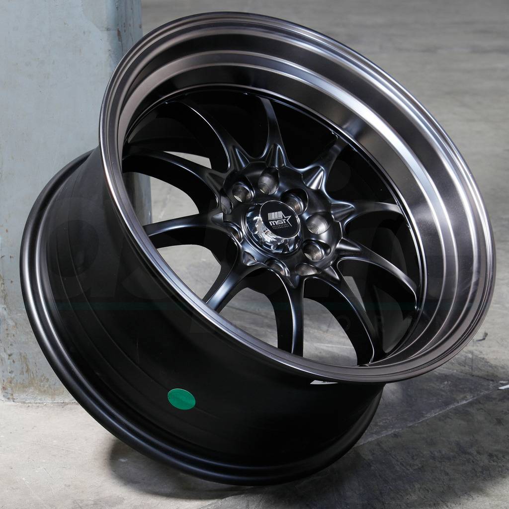 MST Wheels MT11 Black Black Lip