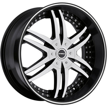 Strada Wheels S12 Denaro Black Machine