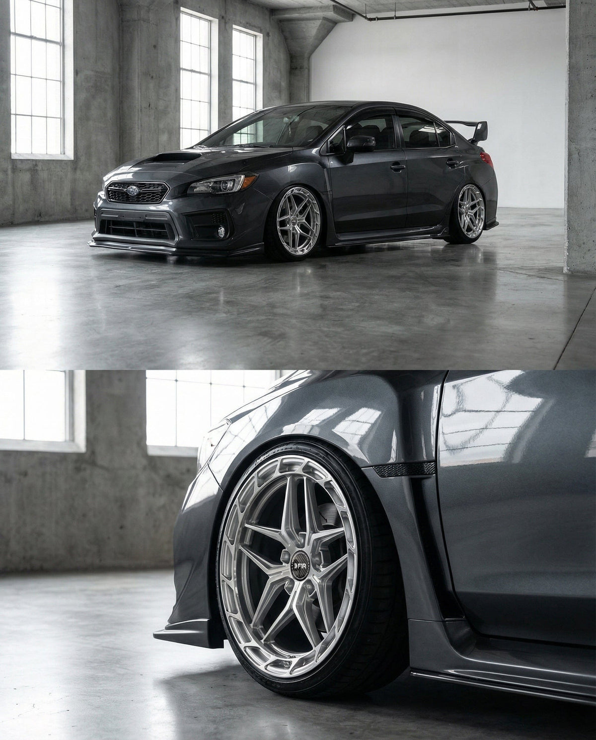 F1R Wheels FS5 Machine Silver