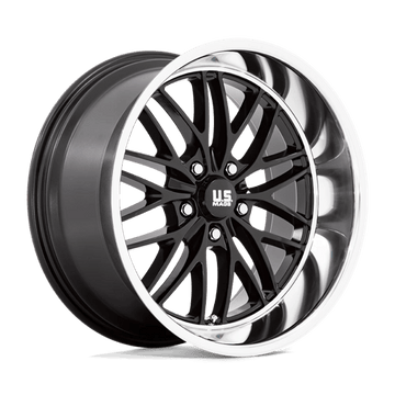US Mags Wheels U138 Santa Cruz Gloss Black with Diamond Cut Lip