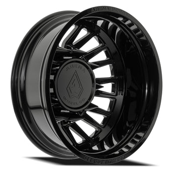 Arena Forged Wheels AF105 Imperial Dually Gloss Black Rear Outer 8 lug