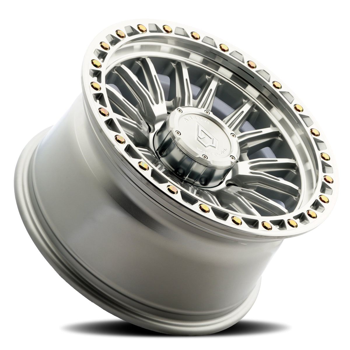 Arena Wheels A132 Blitz Gloss Silver Machined 8 lug