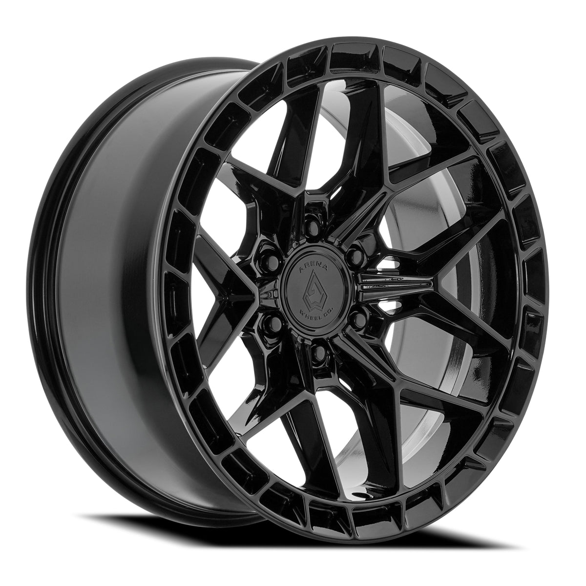 Arena Wheels A133 Rampage Gloss Black