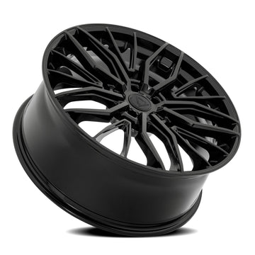 Artssen Wheels AR103 Phantom Gloss Black rear angle