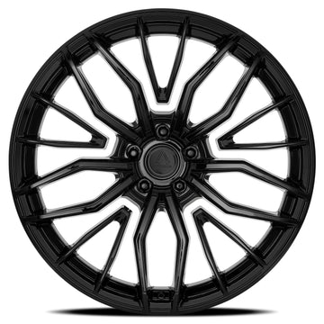 Artssen Wheels AR103 Phantom Gloss Black face view