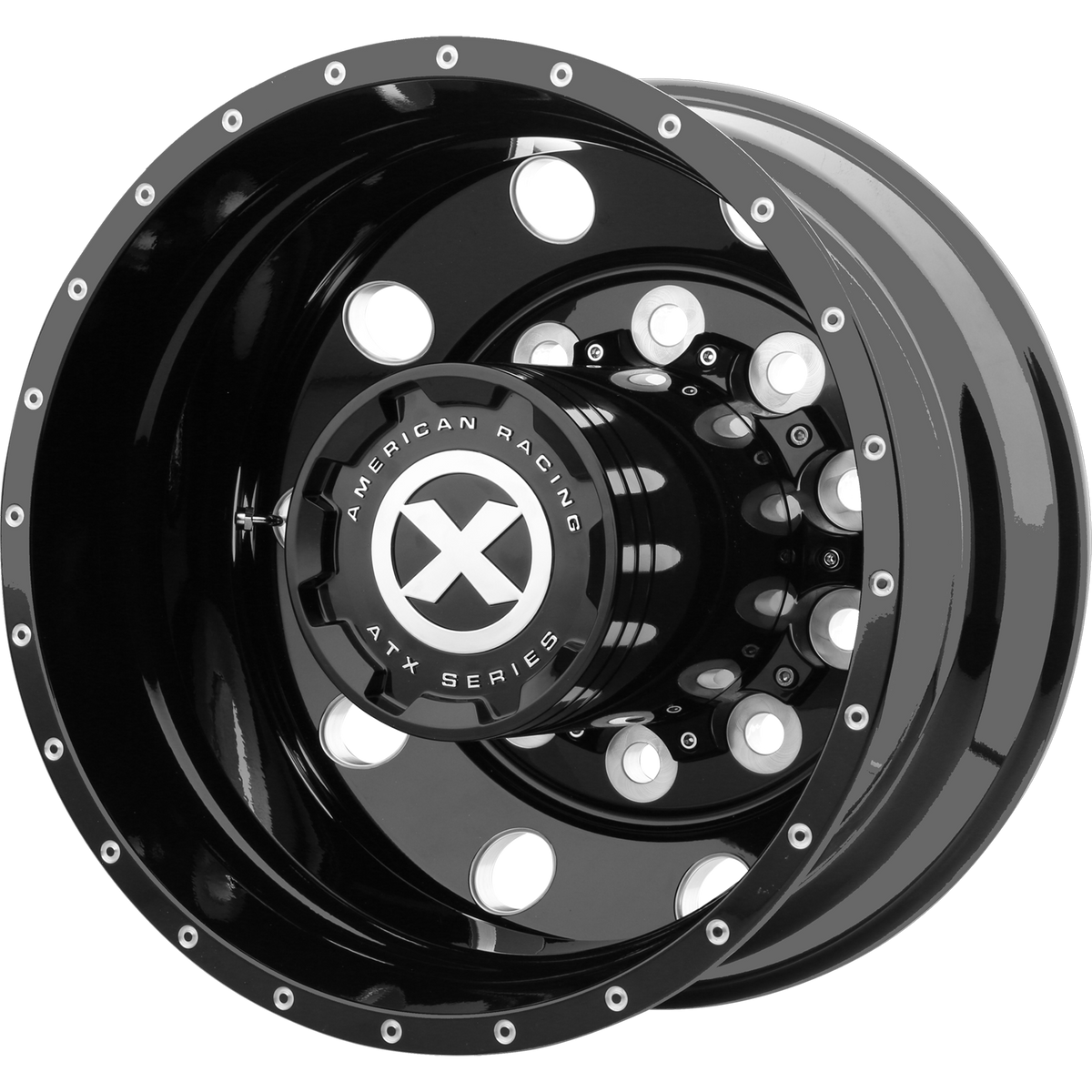 ATX Series Wheels AO405 Trex Gloss Black Milled
