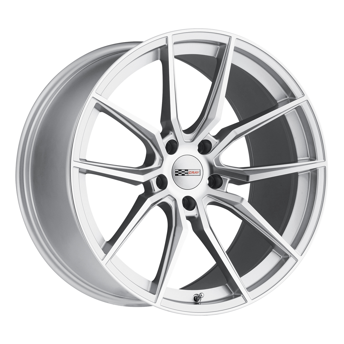 Cray Wheels Spider Silver with Mirror Cut Face
