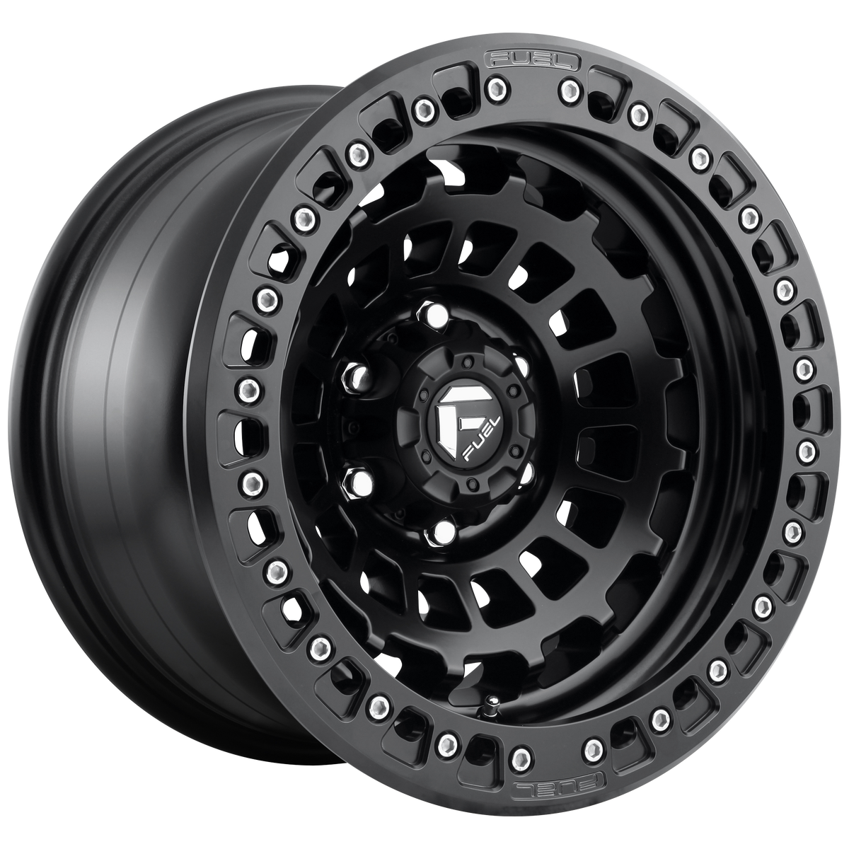 Fuel Off-Road Wheels D101 Zephyr Beadlock Matte Black