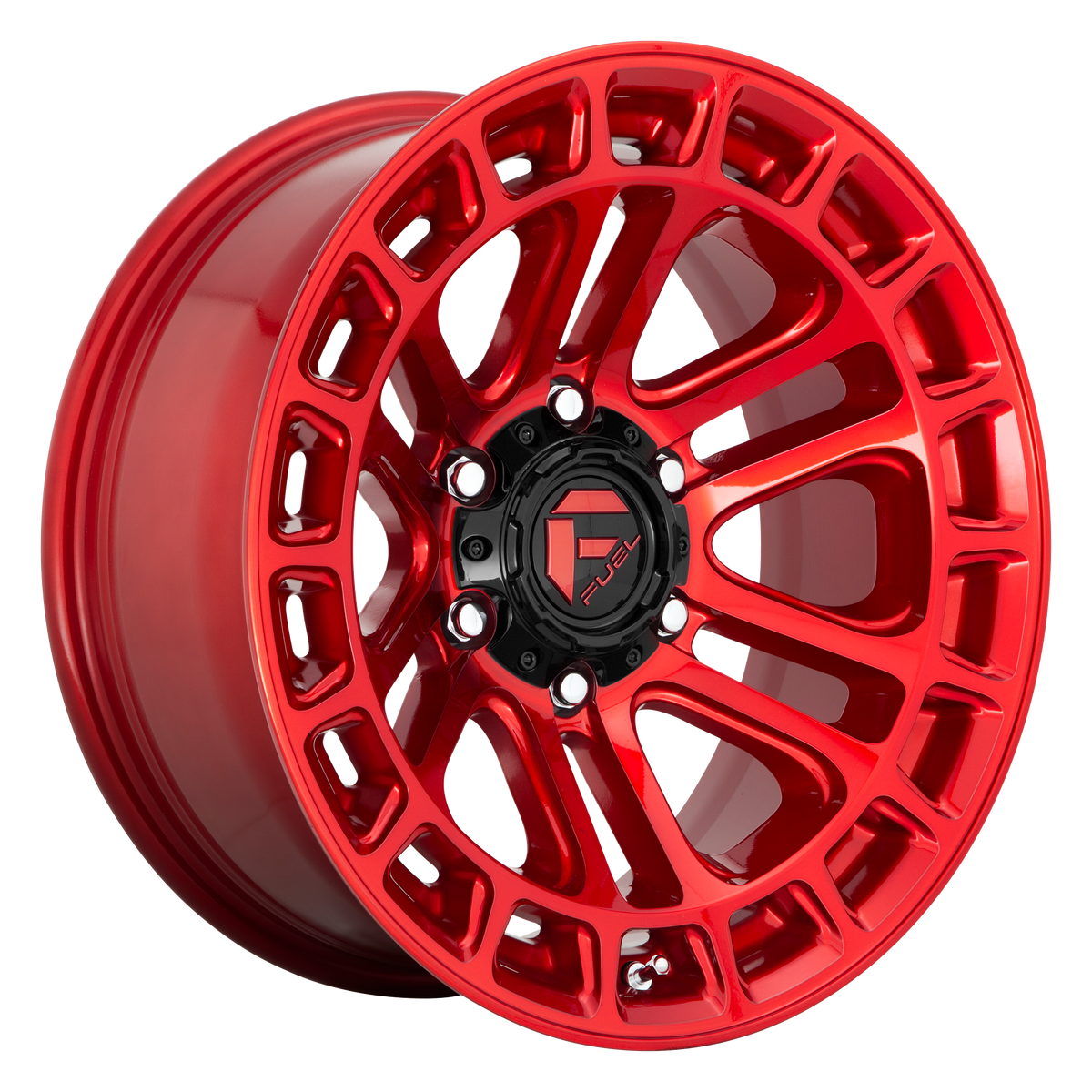 Fuel Off-Road Wheels D719 Heater Candy Red Machined