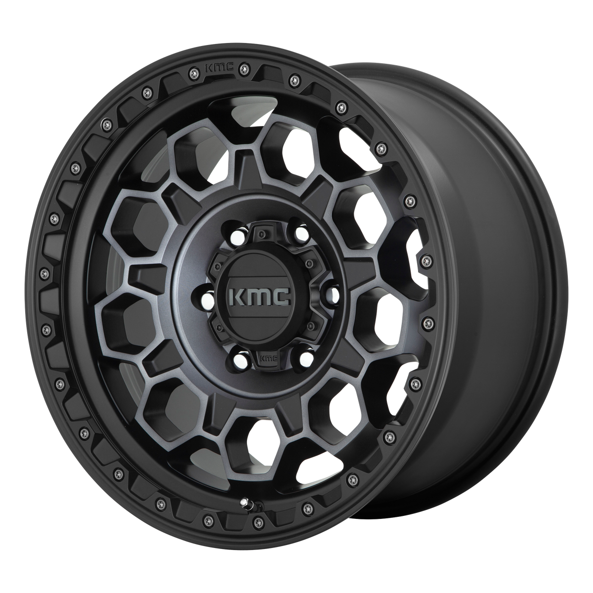 KMC Wheels KM545 Trek Satin Black with Gray Tint