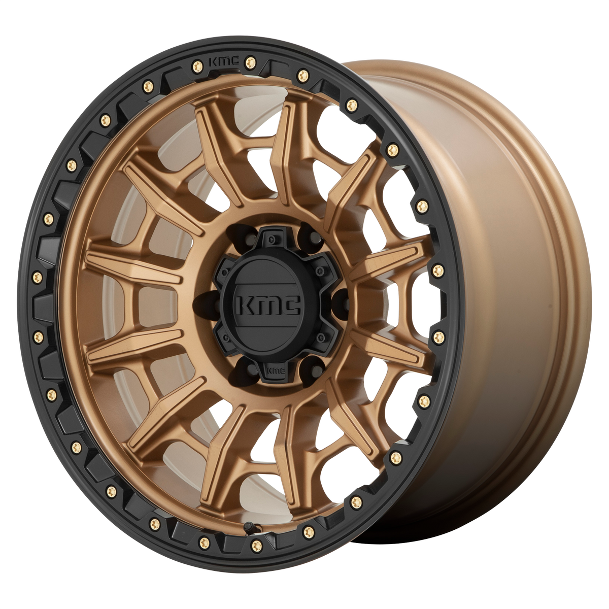 KMC Wheels KM547 Carnage Matte Bronze with Black Lip