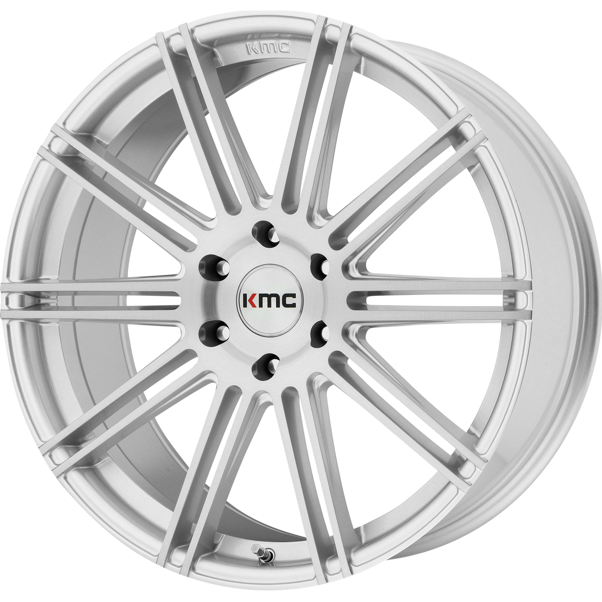 KMC Wheels KM707 Channel Brushed Silver