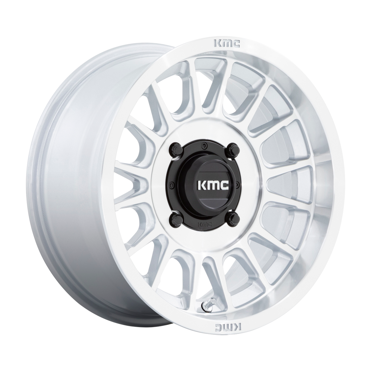 KMC Wheels KS138 Impact Utv Silver with Machined Face