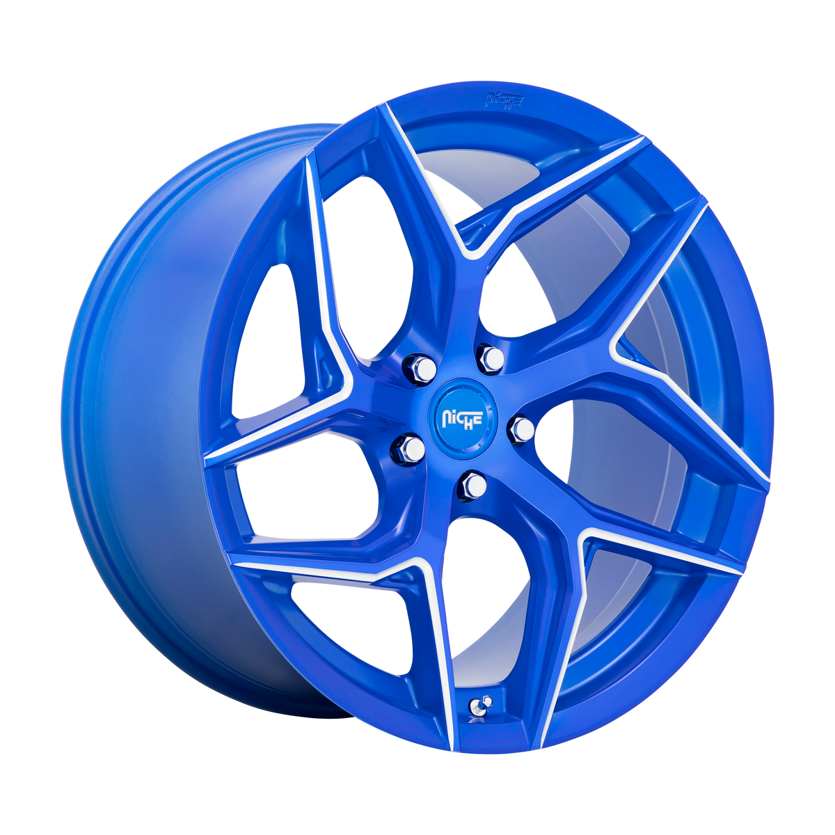 Niche Wheels M268 Torsion Anodized Blue Milled