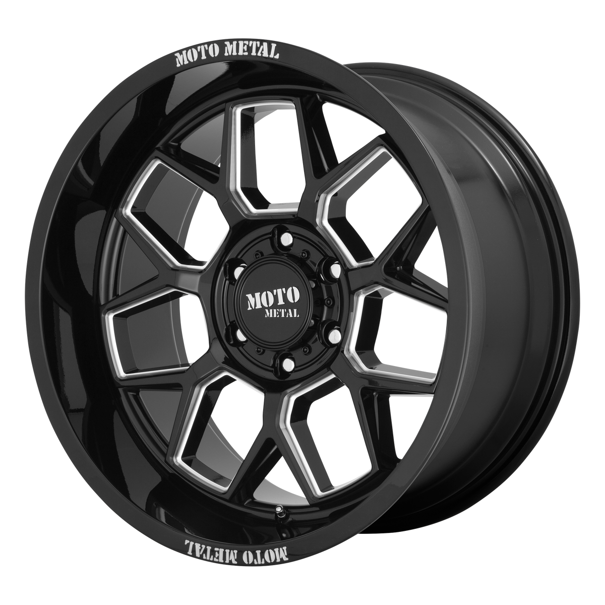Moto Metal Wheels MO803 Banshee Gloss Black Milled