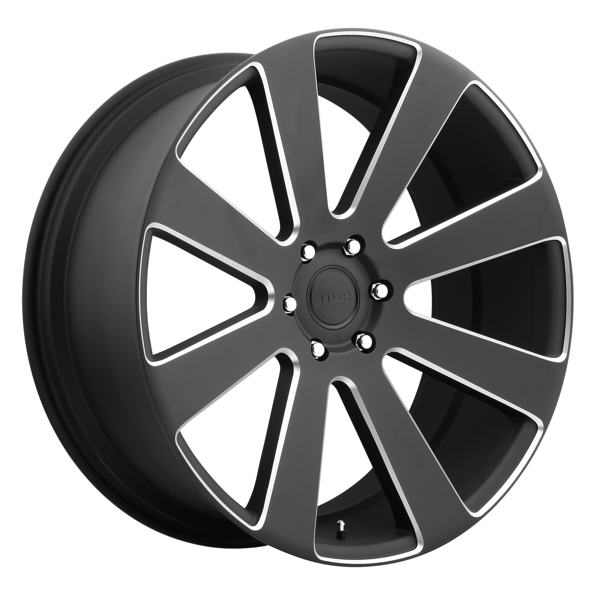 DUB Wheels S187 8-BALL Matte Black Milled
