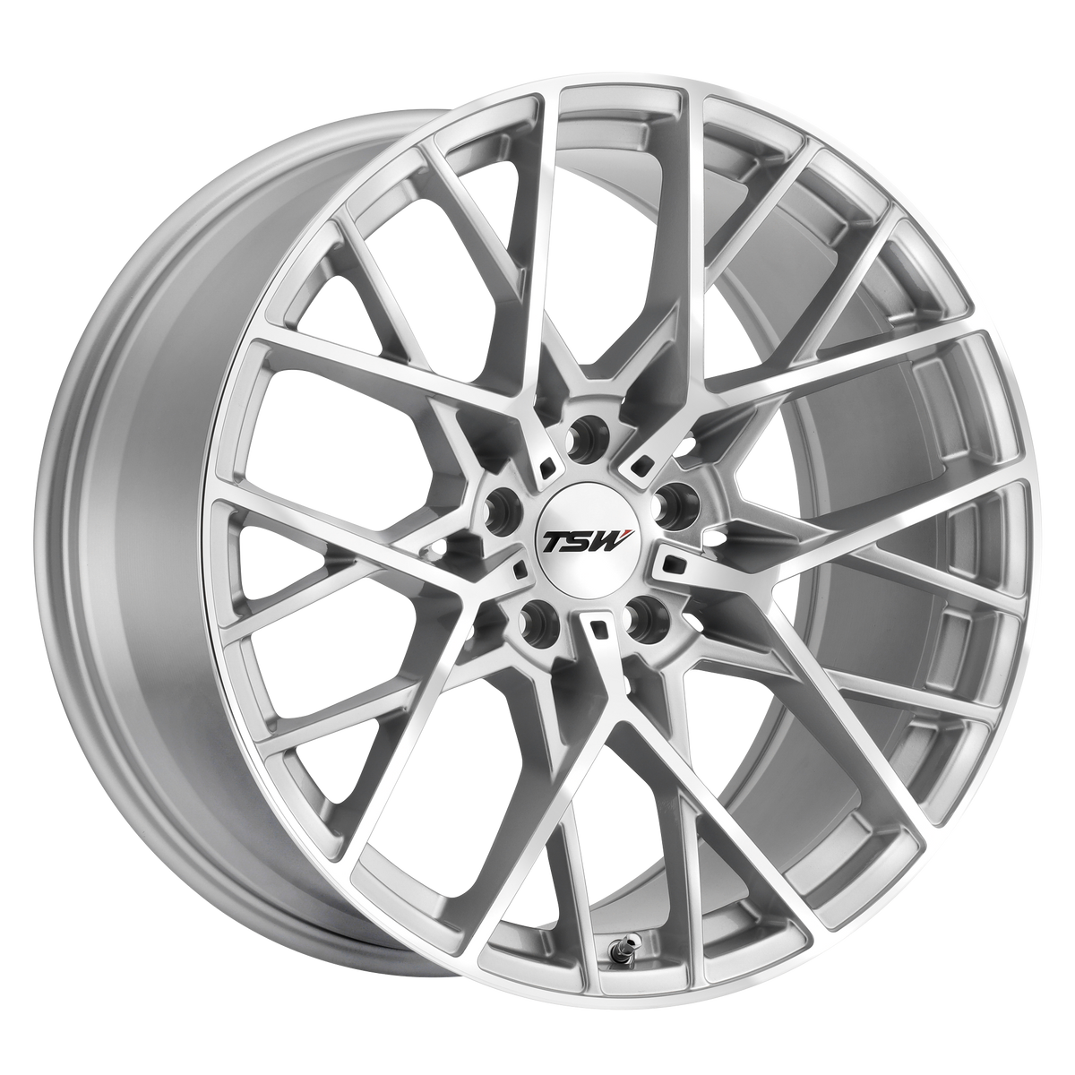 TSW Wheels Sebring Silver with Mirror Cut Face