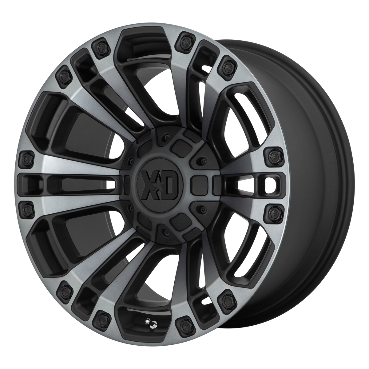 XD Series Wheels XD851 Monster 3 Satin Black with Gray Tint