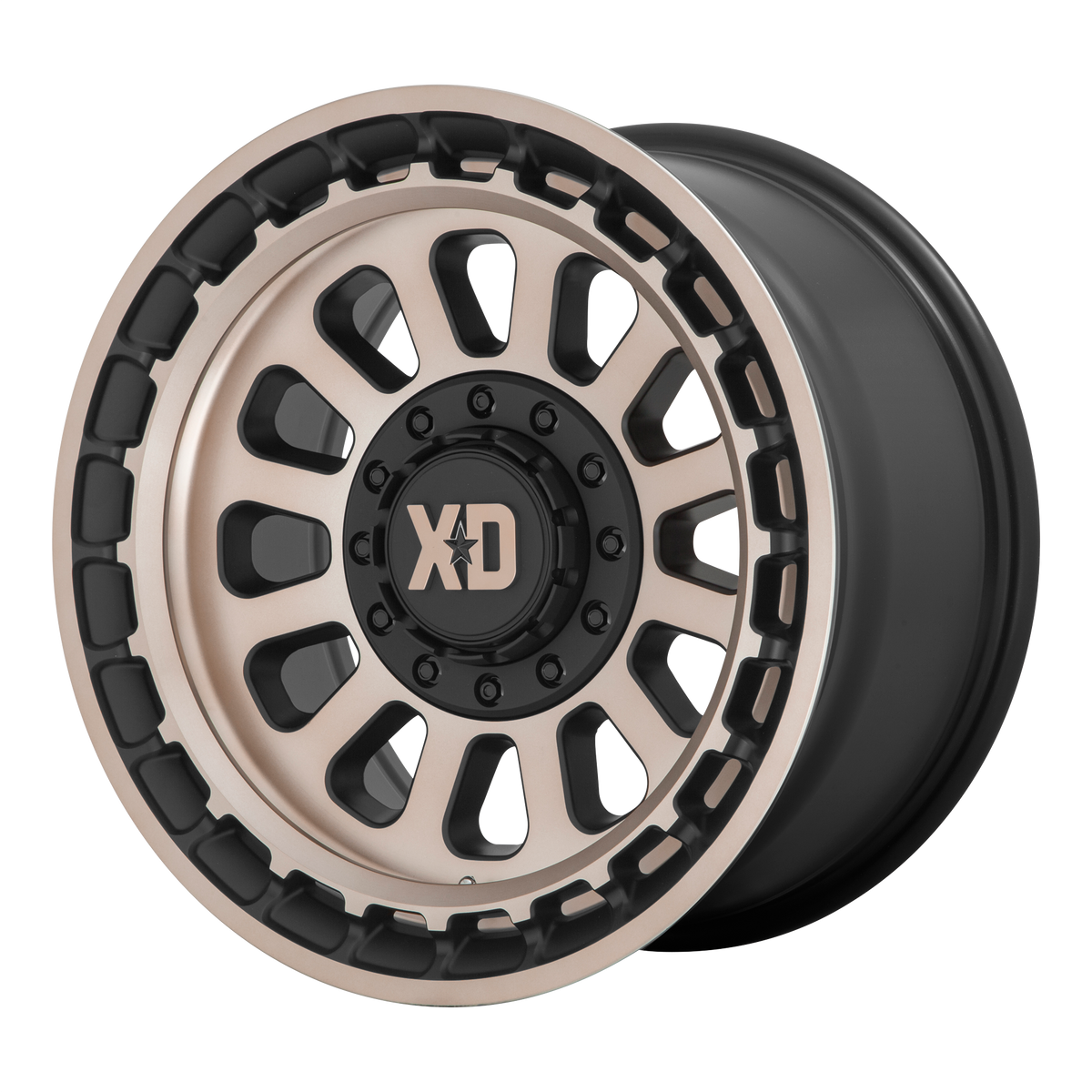 XD Series Wheels XD856 Omega Satin Black with Bronze Tint