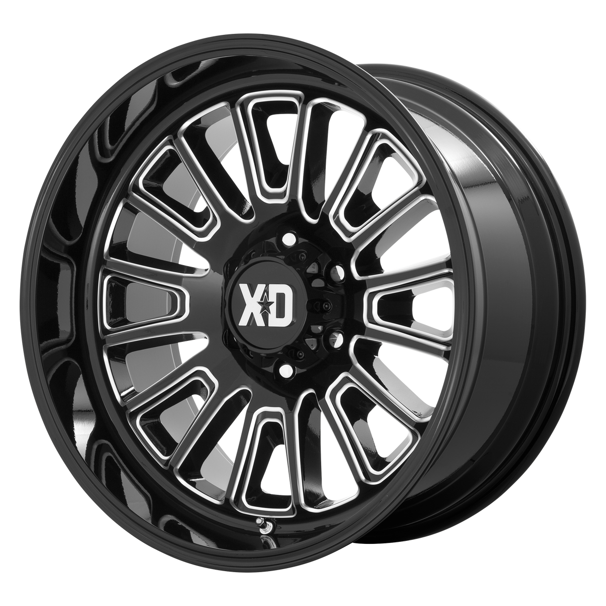 XD Series Wheels XD864 Rover Gloss Black Milled