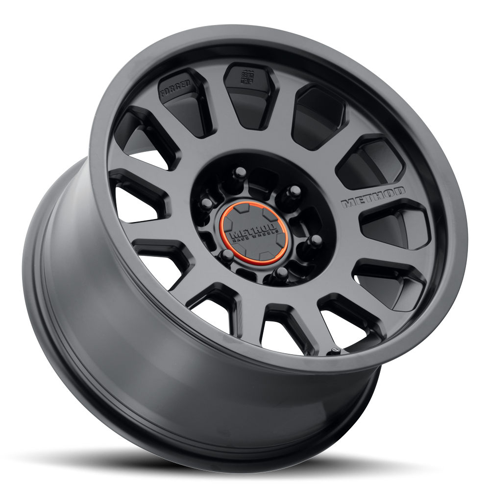 Method Race Wheels BLT100 Forged Bead Grip Matte Black 6 lug side