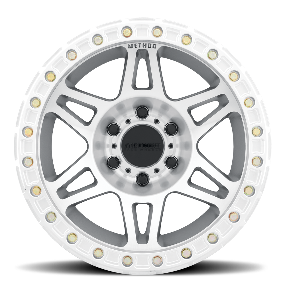 Method Race Wheels MR106 Beadlock Machined Clear Coat 6 lug