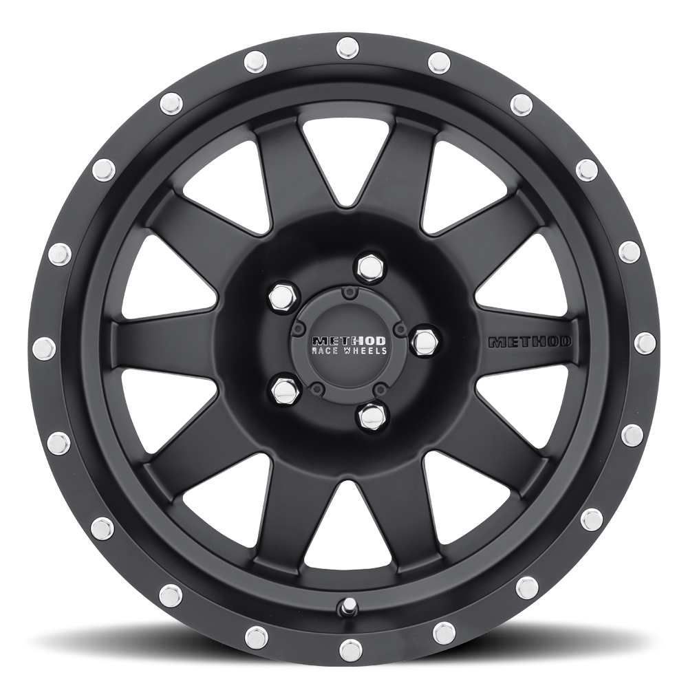 Method Race Wheels MR301 The Standard Matte Black 5 lug