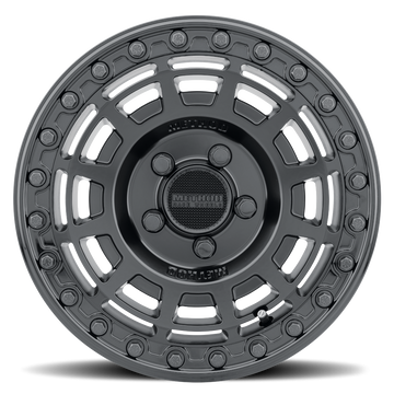 Method Race Wheels MR415 Beadlock Matte Black with Gloss Black Ring 5 lug