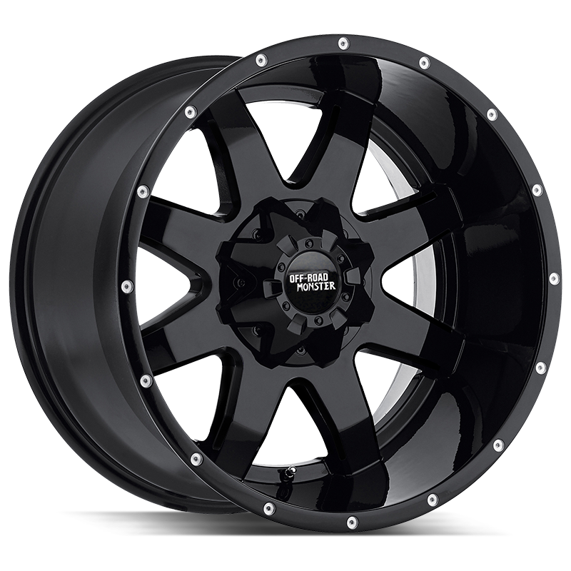 Off-Road Monster Wheels M08 Gloss Black - Wheels Outlet