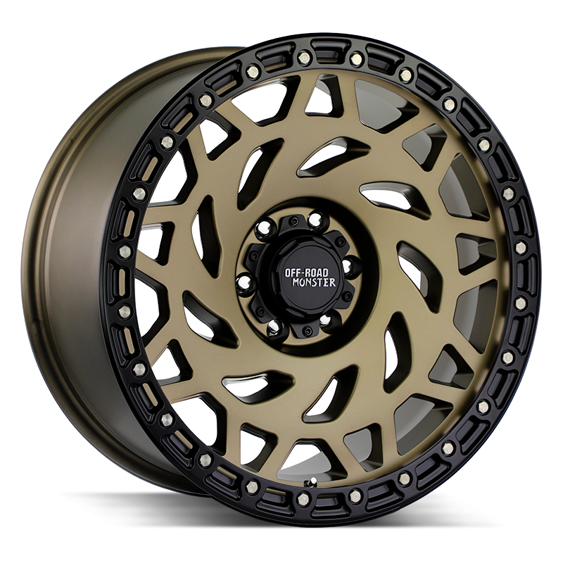Off-Road Monster Wheels M50 Bronze Black Ring - Wheels Outlet