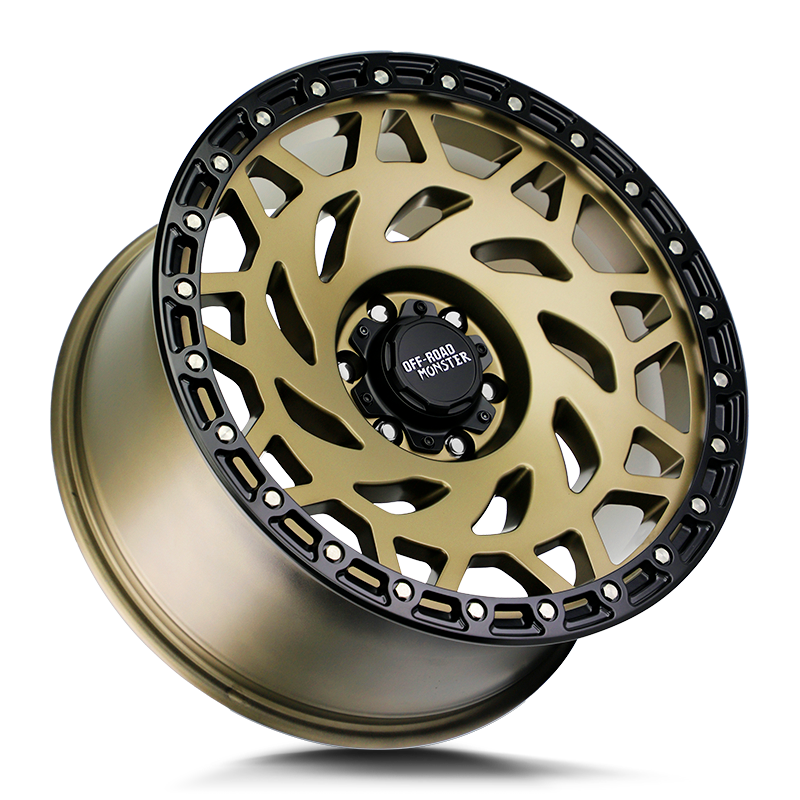 Off-Road Monster Wheels M50 Bronze Black Ring - Wheels Outlet