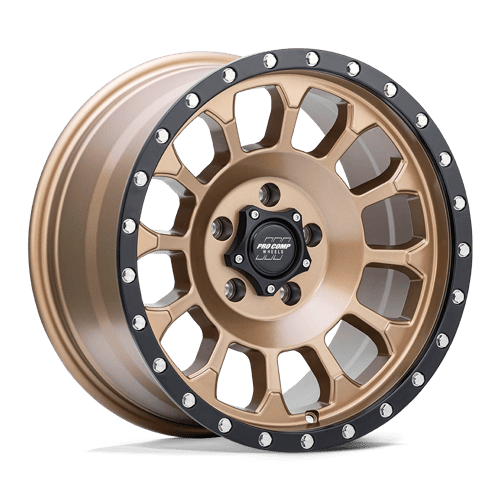 Pro Comp Wheels PA34 Rockwell Matte Bronze with Black Lip